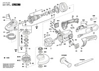Bosch 3 601 HA6 0L0 GWS 26-230 Angle Grinder 220 V / GB Spare Parts GWS26-230